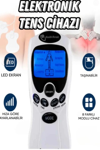 Elektrikli Terapi Masaj Aleti Pedli Masaj Aleti Bel Sırt Bacak Ko