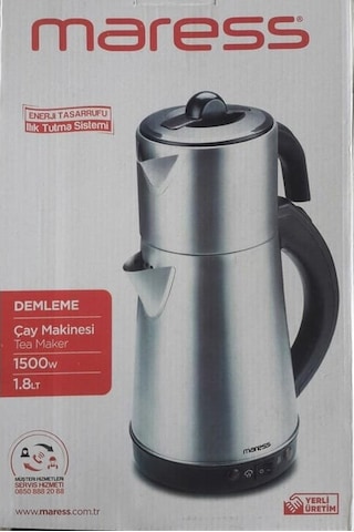Maress Teba Çelik 1.8 L 1500 W Çay Makinesi