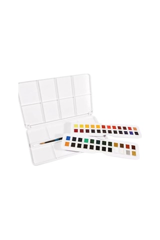 Daler Rowney Aquafine Sulu Boya Studio Set 48 Renk