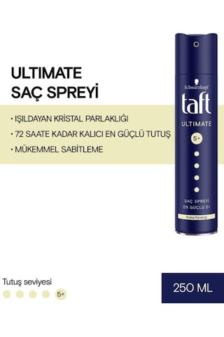 Taft Ultimate Sprey 250 Ml X 2 Adet