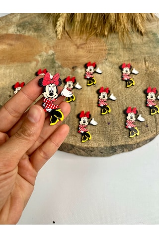 Mr. Home Miki Mause Ahşap Figür-uv Baskılı Figür