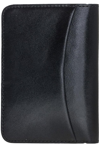 Bloomledger Cosmic Cosmos Hakiki Deri Bifold Cüzdan Siyah