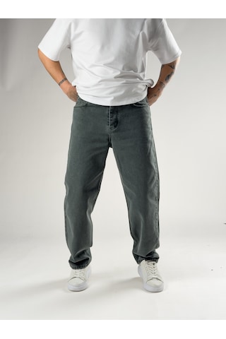 Cocopelli Yeşil Erkek Baggy Kot Erkek Pantolon Coc2821 Yeşil
