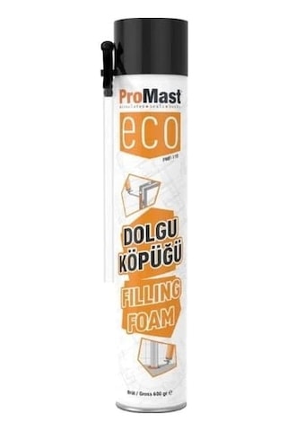 Promast Pmf-110 Fillmax Yapı Destek Köpüğü Dolgu Köpüğü Sarı 600 Gr