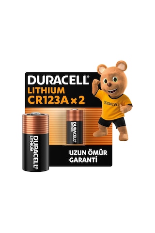 Cr123 Yüksek Güçlü Lityum Pil 2 Li Paket 3v, Cr123a/cr17345