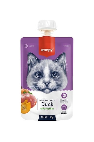 Wanpy Taze Ördekli&bal Kabaklı Kedi Et Ezmesi 90 Gr