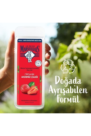 Le Petit Marseillais Akdeniz Çileği Banyo ve Duş Jeli 3 x 400 ML