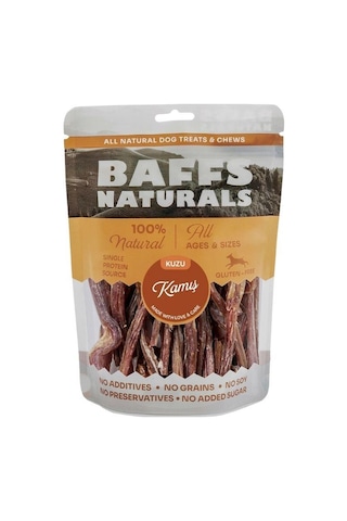 Baffs Naturals Kurutulmuş Kuzu Kamışı Köpek Ödülü 100 Gr