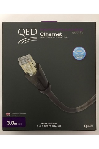 QED QE-6803 Performance Ethernet Graphite CAT6 3 m