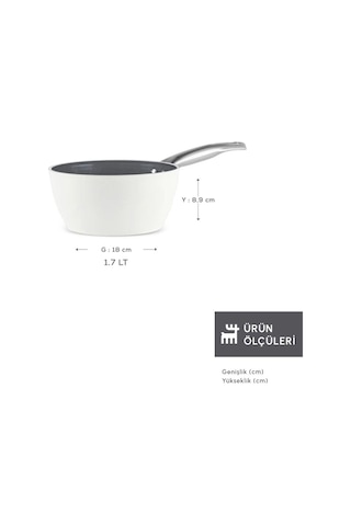 Karaca x Refika Swiss Crystal Creamy Metal Sütlük 18 Cm