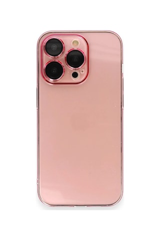 Newface - 111 - iPhone Uyumlu 14 Pro Kılıf Armada Lensli Kapak - - Csmo-tex - Rose Gold