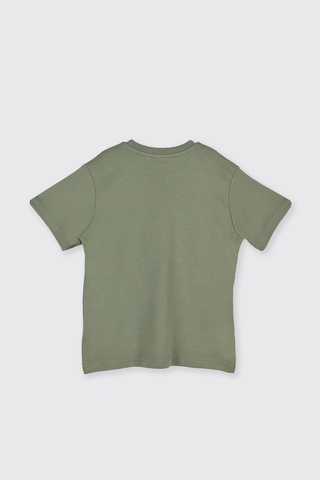 Panço Erkek Çocuk Baskı Detaylı Yeşil 3'lü Pijama Takım