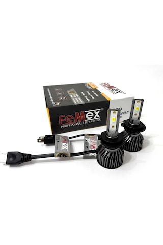 Yeni Eco Power H7 Şimşek Etkili Led Xenon Fanlı 50w 9000 Lumen