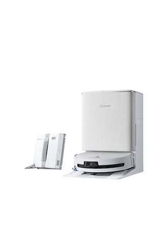 Ecovacs T90 Omni Robot Süpürge + Winbot Mini Cam Silme Robotu 2'li Temizlik Seti Beyaz