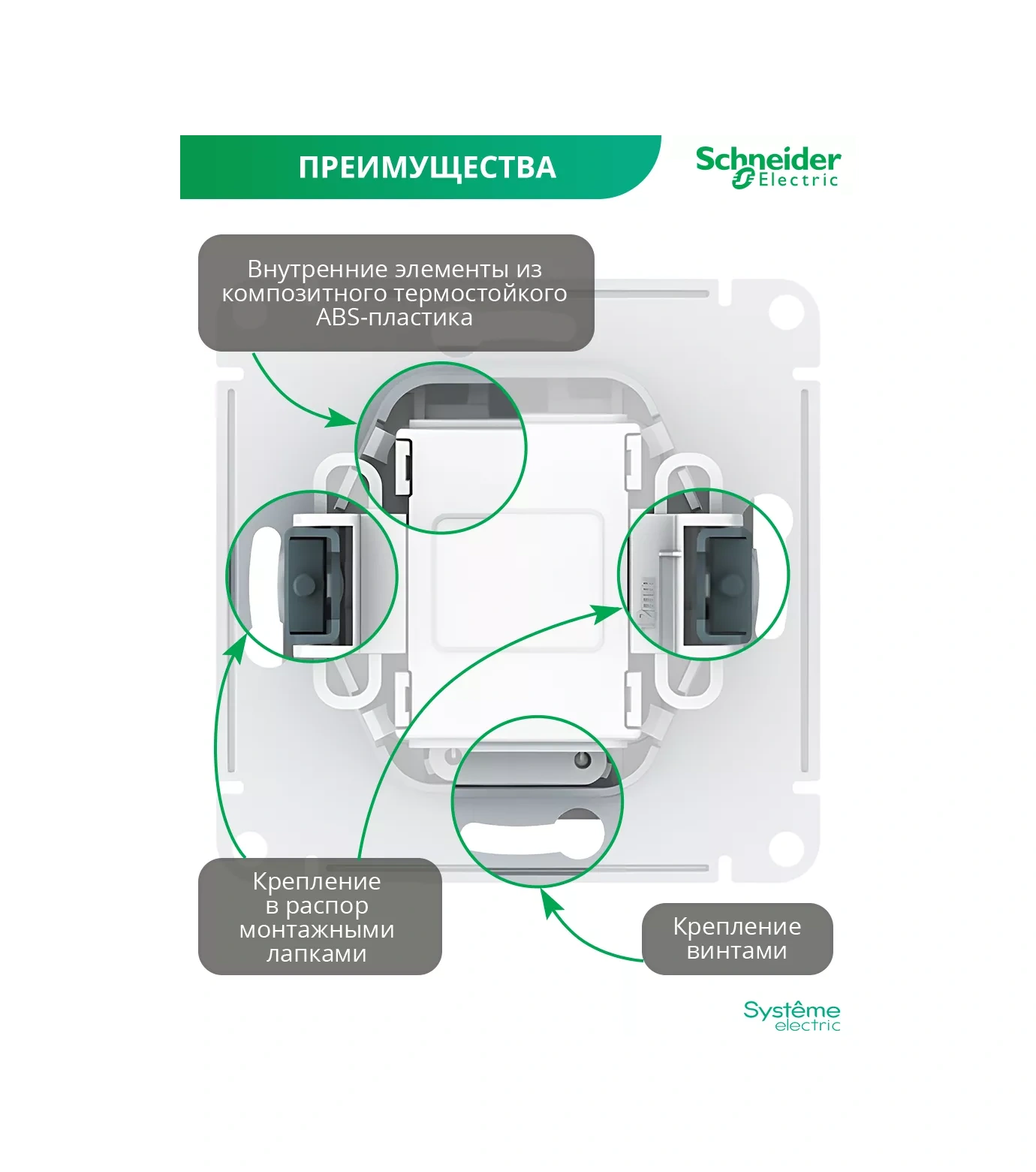 Systeme Electric Schneider Tek Klavyeli İç Çerçeveli Anahtar 37040965