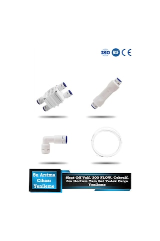 Sumarkt Tüm Su Arıtma Cihazları İçin Parça Yenileme Ve Bakım Kiti Shut Off - Flow - Valfe