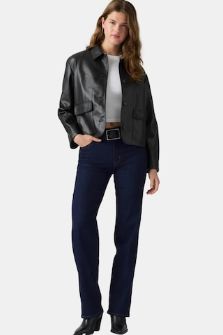 Levi's 723 Yüksek Bel Düz Kesim Dark İndigo Kadın Jean-16535 Lacivert