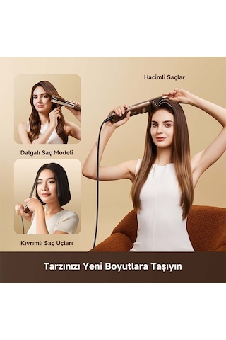Dreame Aero Straight Şarjlı Saç Düzleştirici, Altın