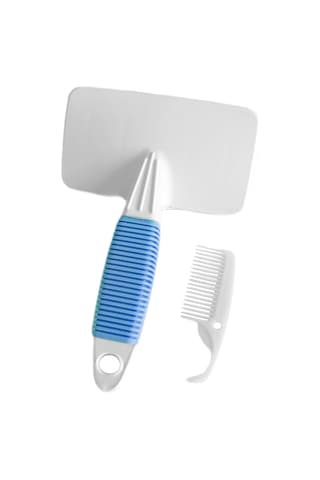 Markapet Temizleme Aparatlı Kedi Köpek Tarağı 7 Cm-14 Cm Small Mavi