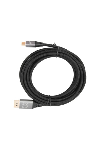 Vkemall 3m Mini Dp'den Dp'ye 1.4 Sürüm Kablosu - 8k Ultra Hd Çift Yönlü Dönüştürücü, Ekran Birleştirme Ve Verimlilik Artırıcı