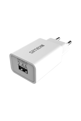 Simex Universal Type-C Sarj Seti SPS-03 Optimus 2in1 2400 mAh Beyaz