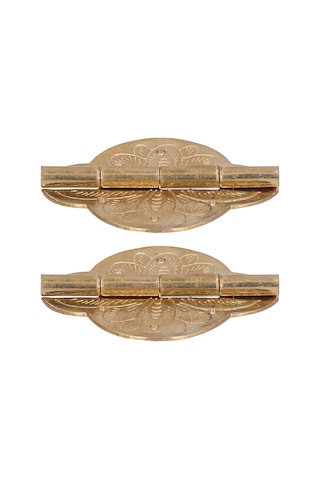 Vkemall Gümüş Renkli Bakır Matkaplı Mühürlü, 5 Cm Boyunda, 2 Adet Paketli, Ahşap Kutular Ve Mücevher Kutuları İçin Dayanıklı Kapak Menteşesi Diğer