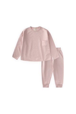 Cigit Sweatshirt Takım 2-7 Yaş Pudra Pembe