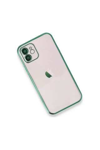 Newface Apple iPhone Uyumlu 11 Kılıf Razer Lensli Silikon - Yeşil Belirtilmemiş