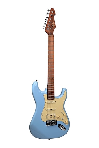 Peavey Raptor Lightning Bolt St Hss Stratocaster Elektro Gitar Sonic Blue