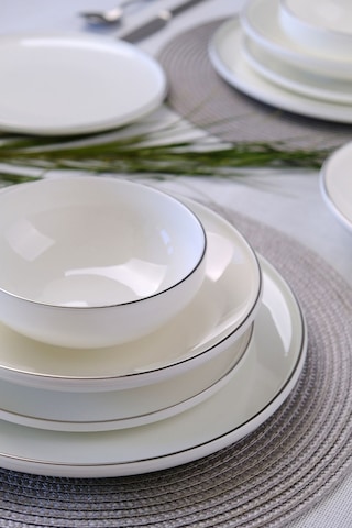 Leggno Chester Platin Yemek Takımı 6 Kişilik 24 Parça