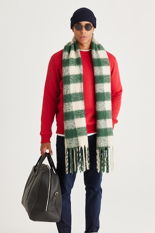 AC&Co / Altınyıldız Classics Erkek Kırmızı Standart Fit Normal Kesim İçi Polarlı Bisiklet Yaka Sweatshirt Kırmızı