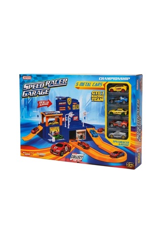 Speed Racer Garaj 5'li Metal Araba Seti