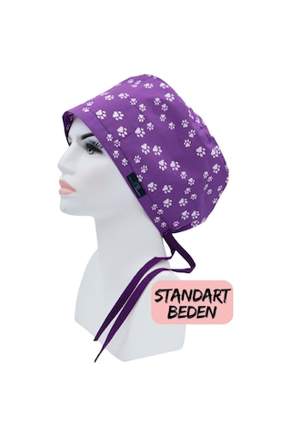 Standart Beden Mor Zemin Patiler Cerrahi Bone Doktor Hemşire Sağlıkçı Hastane Bonesi Renkli