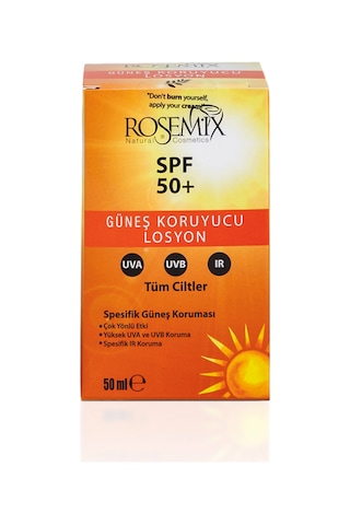 Rosemix - 807 - - Güneş Koruyucu Losyon +50 Spf - 2 Adetlik - Spt-gld - Set Ürün