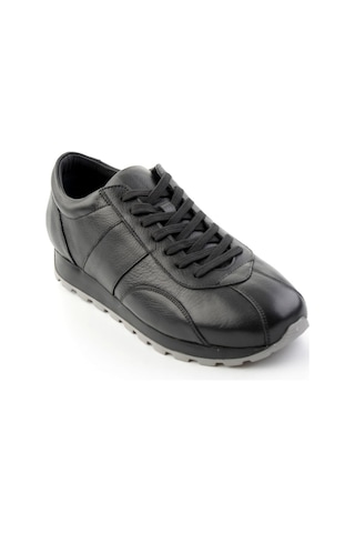 Bambi Siyah Napa Hakiki Deri Erkek Sneaker E01589612143