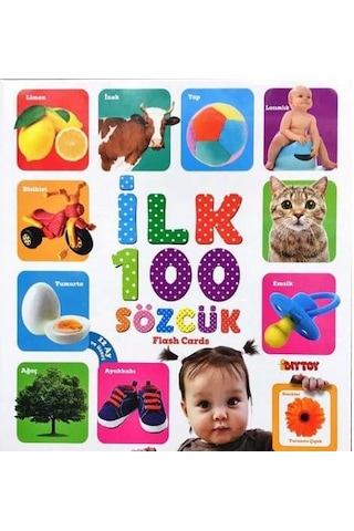 Ilk 100 Sözcük Kelime Türkçe Ingilizce Zeka Oyun Kartları