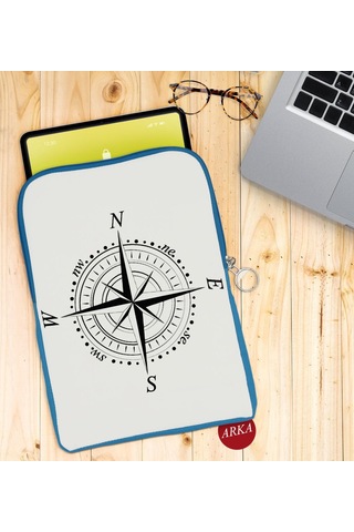 Bk Gift Pusula Tasarımlı Taşınabilir Koruyucu Tablet Kılıfı