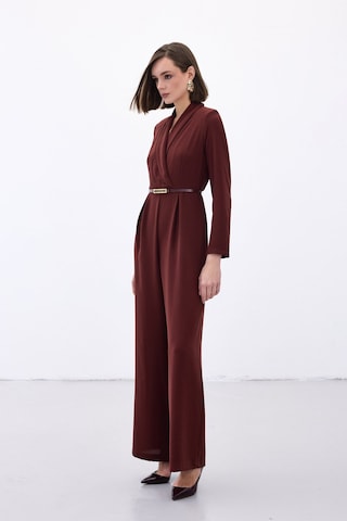 Sateen Kemerli Salaş Tulum - Bordo-136566 Bordo