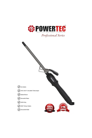 Powertec Professional 11 MM Saç Maşası Siyah