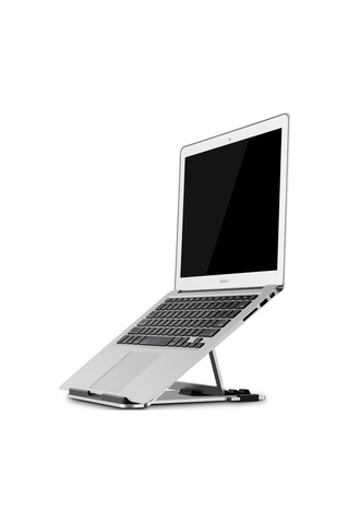 Ebitda Cbtxxj-1 Alüminyum Laptop Standı, Açık Gri, 27.8x23.6x3.2cm, 17'' Bilgisayarlar İçin Ayarlanabilir Ve Katlanabilir