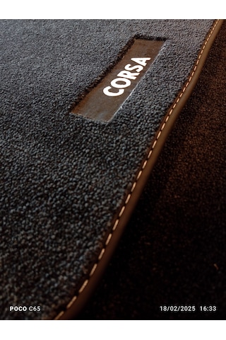 Opel Corsa F 2020 + Paspas Takım Halı Kaydırmaz Ltrop0007