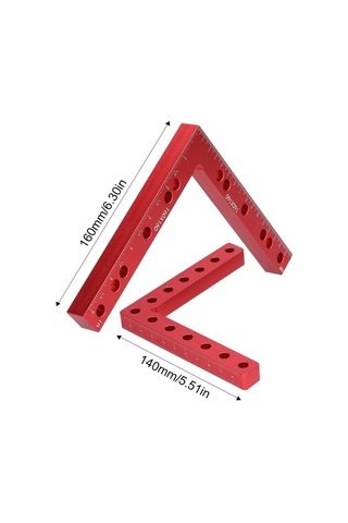 Carrier- Dayanıklı, "alaşımlı 90 Derece Ahşap Montaj Aparatı -