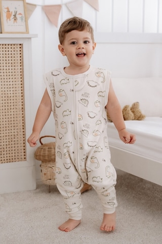 Lilabio 4 Mevsim Uyku Tulumu Doğal Pamuk Çift Kat Özel Kumaş Unisex 1.0 Tog Ekru