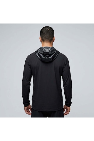 Siyah Joma Erkek Günlük Sweatshirt Kapşonlu Full Zip Style 4241305