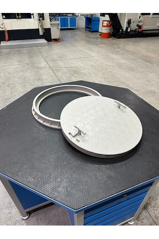 650 Mm Yuvarlak Rögar Kapağı / Çerçeve + Kapak