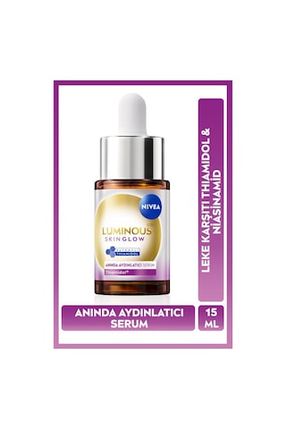 Luminous630 Skin Glow Anında Aydınlatıcı Serum 15ml, Eşit Cilt Tonu, Thiamidol, Niasinamid, Aloevera
