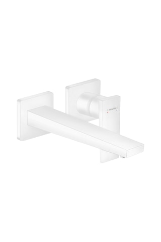 Hansgrohe Metropol Tek Kollu Lavabo Bataryası 22.5 CM Gaga Cubuk Volan Beyaz 32526700