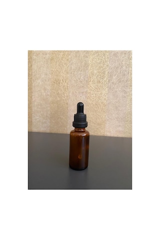 20 Ml Amber Şişe Cam Damlalıklı 100 Adet Kahverengi