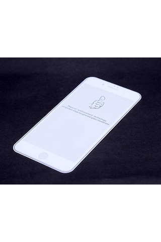 Apple Uyumlu iPhone 6 Plus Zore Kenarları Kırılmaya Dayanıklı Cam Ekran Koruyucu