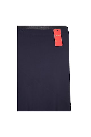 Hesna Kadın Bensu Büyük Beden Sandy Çapraz Astarsız Lacivert Etek Lacivert